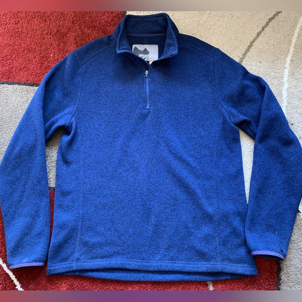 WINDRIVER Fleece Quarter Zip Sweater Winter High Collar